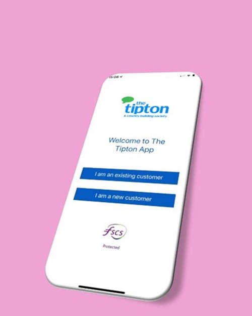 App homepage with pink background
